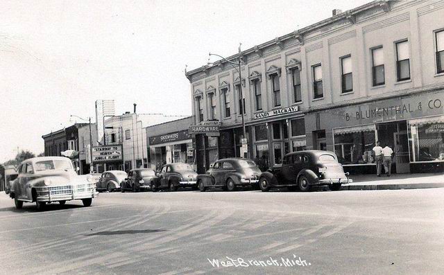 West Branch Cinema (Midstate Theater, Mid State Theater) - 1946 Post Card From Paul